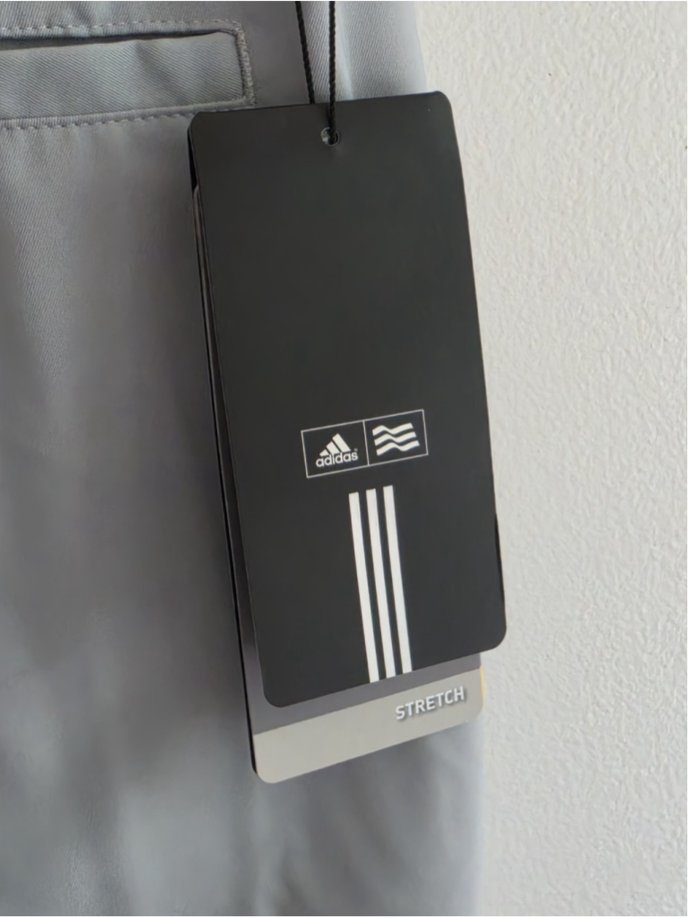 NWT Adidas Men's Performance Golf Shorts Grey Flat-Front Athletic 36 Climalite - Picture 5 of 10